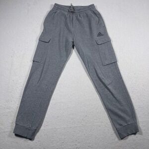 Adidas Cargo Sweatpants‎ Women's Medium Gray  Joggers Drawstring Athleisure
